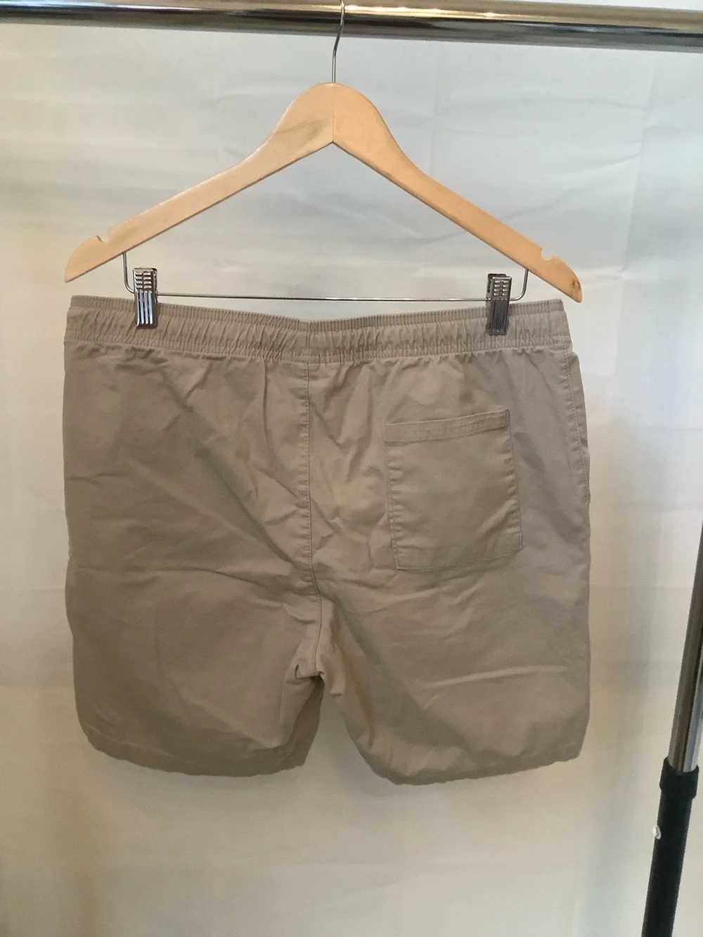 Goodfellow & Co Men's Drawstring Shorts Set Lot of 2 Beige Blue Size M